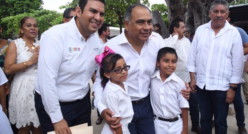 Gobernador HAF reconoce logros alcanzados por alcalde JSA en materia de seguridad pública