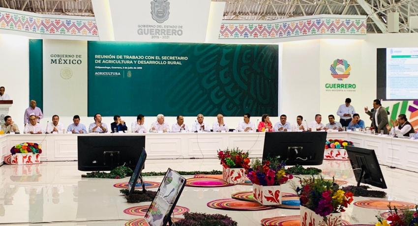 Guardia Nacional y entrega de Fertilizante, temas abordados en la reunión de presidentes municipales 