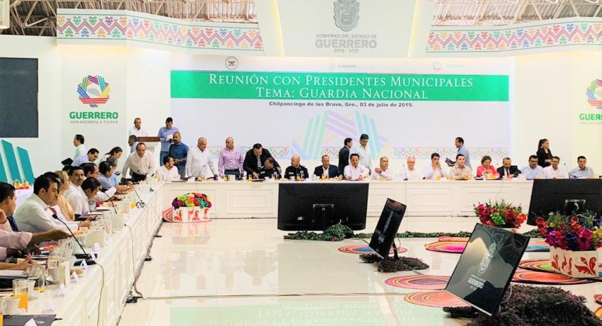 Guardia Nacional y entrega de Fertilizante, temas abordados en la reunión de presidentes municipales 
