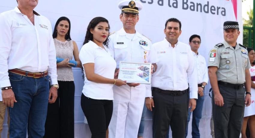 Honores a la bandera