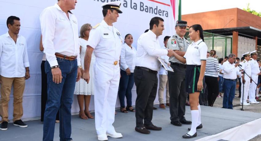 Honores a la bandera