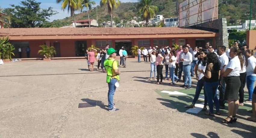 macrosimulacro nacional de sismo zihuatanejo