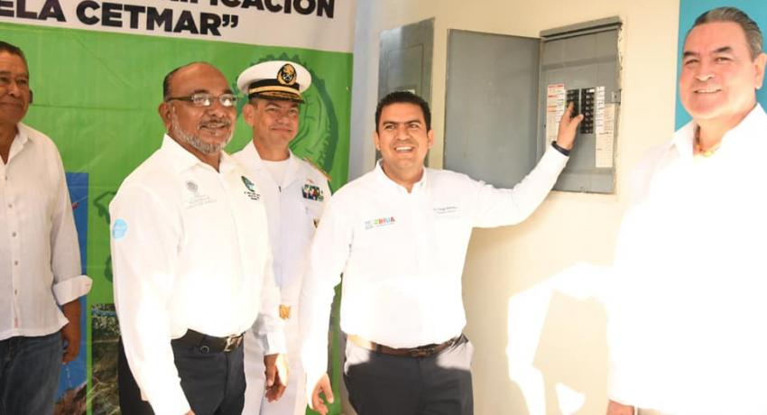 JSA ilumina todo el acceso y electrifica las instalaciones del Cetmar 34