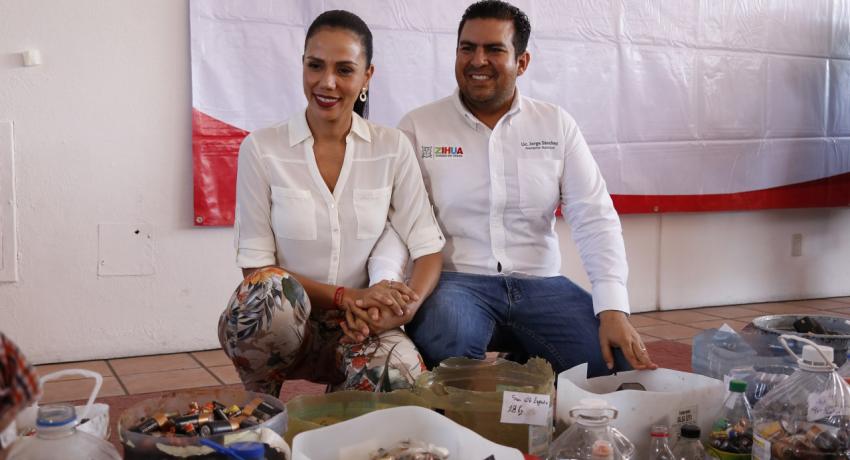 acopio de pilas usadas