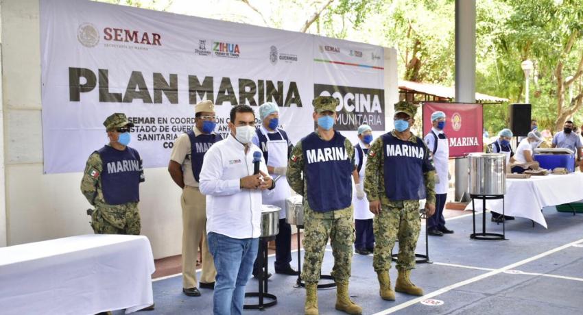 tercer comedor comunitario en Zihuatanejo
