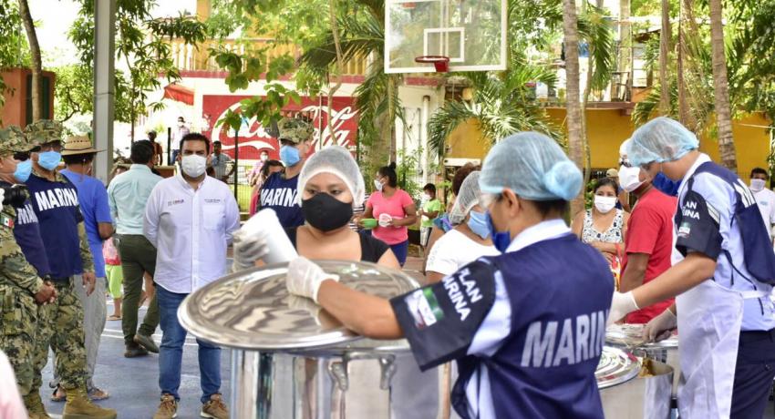 tercer comedor comunitario en Zihuatanejo