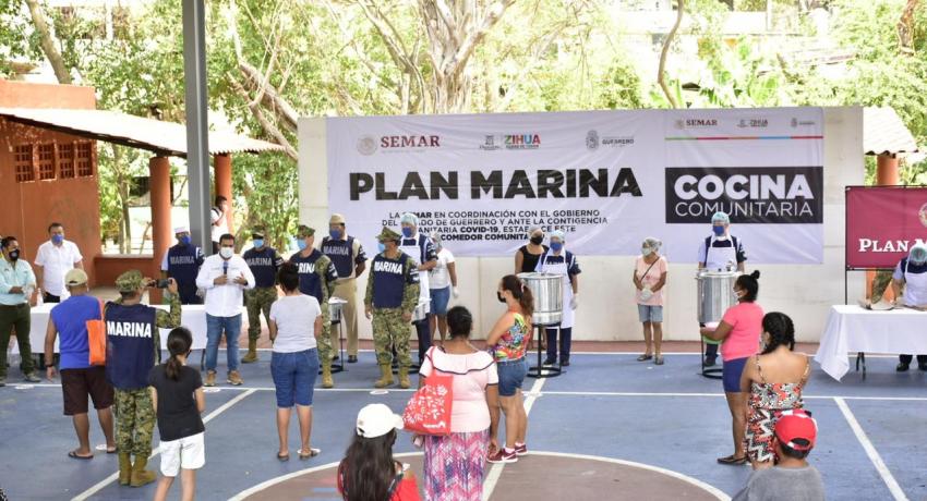tercer comedor comunitario en Zihuatanejo