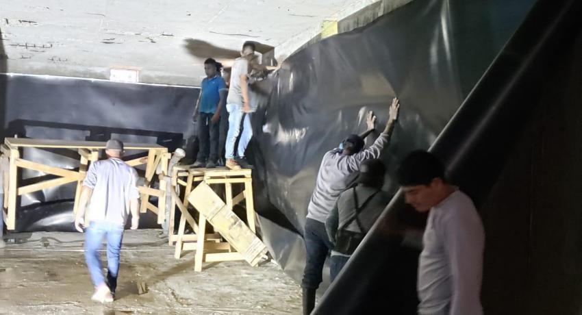 CAPAZ rehabilita tanque