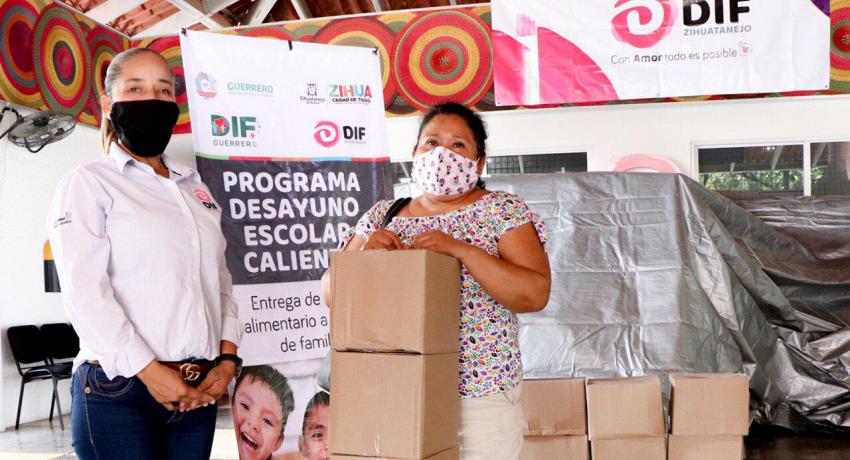 Escuelas beneficiadas con desayunos calientes