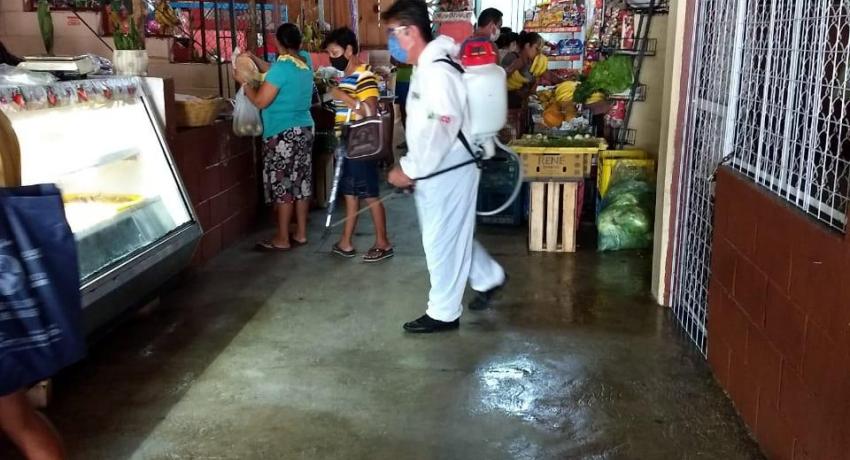 Intensifica medidas sanitarias en mercados