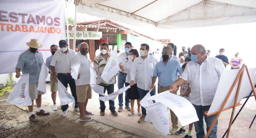Arranque de obra en playa la madera.