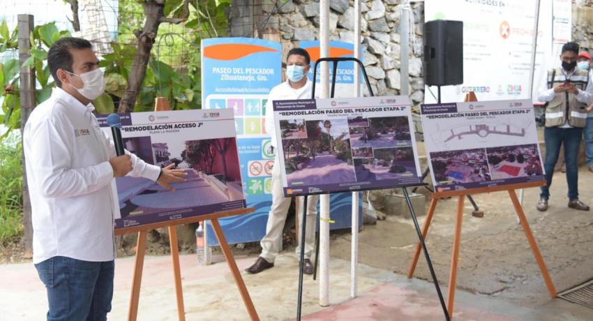 Arranque de obra en playa la madera.