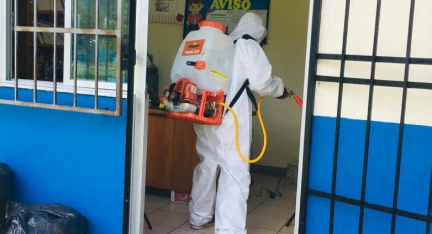 Intensifica trabajos de sanitización