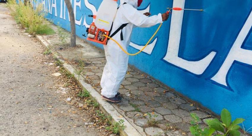 Intensifica trabajos de sanitización