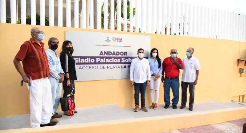 Entrega de acceso a playa la madera