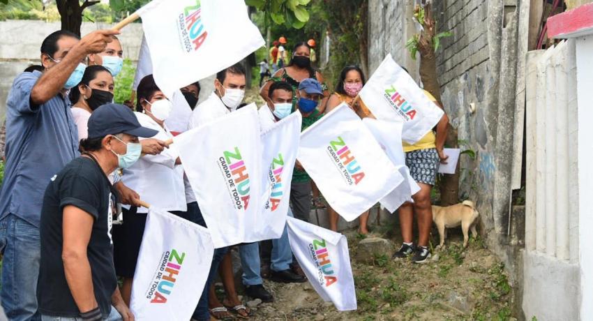 Arranque de obras en varias colonias