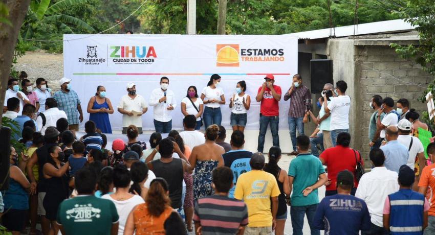 Pavimentación de calle Mirador de la col. Libertad