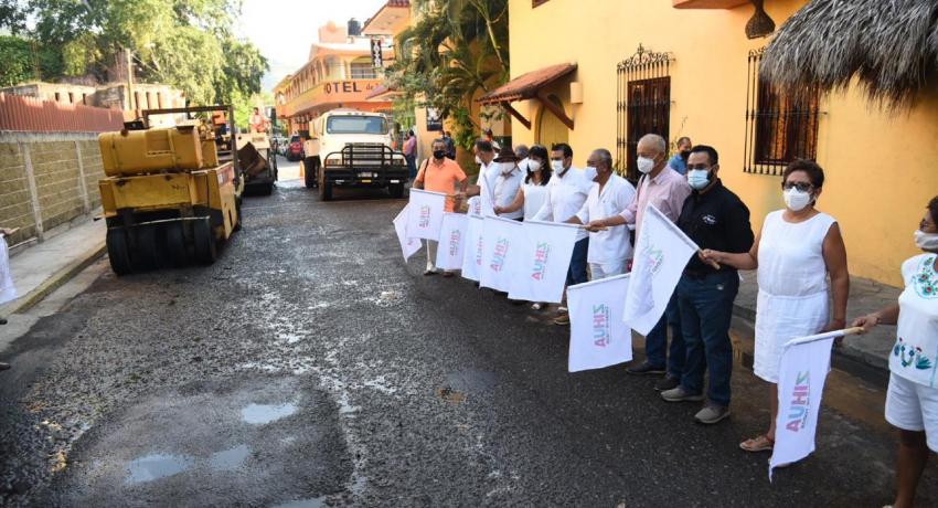 Reencarpetamiento de la calle Josefa Ortiz de Domínguez