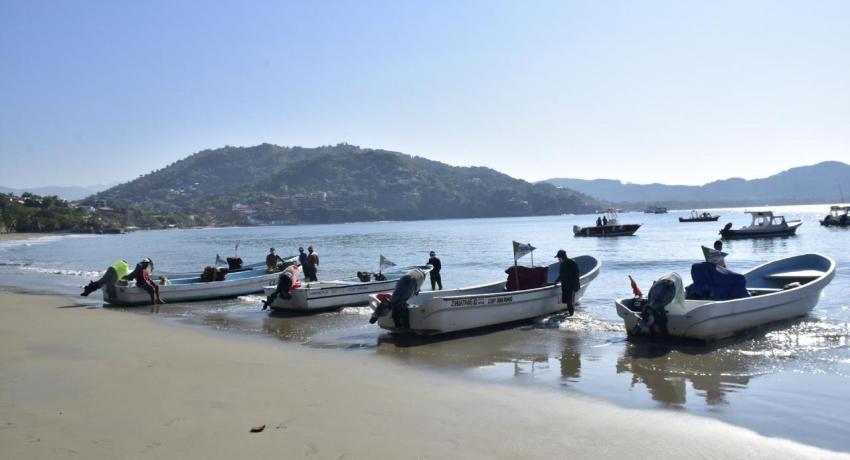 Pescadores reciben apoyo