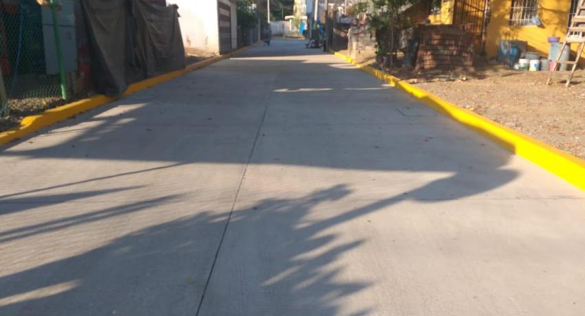Pavimentación de la calles Juan Rulfo y Alfonso Reyes