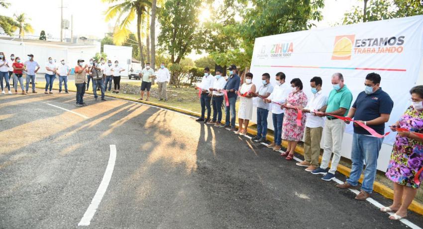Reencarpetamiento de calles, avenida Mar de Java, Mar Muerto y Avenida del Palmar