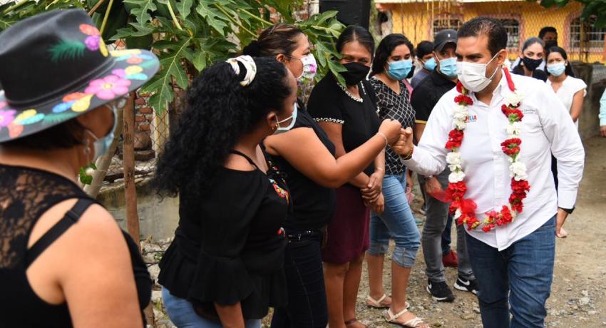 Andador en la colonia Ignacio Manuel Altamirano