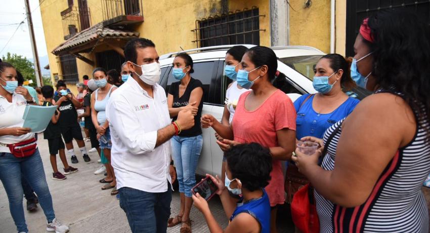 Andador en la colonia Ignacio Manuel Altamirano