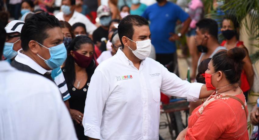 Andador en la colonia Ignacio Manuel Altamirano