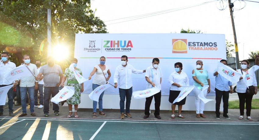 Arranque de la obra cancha techada