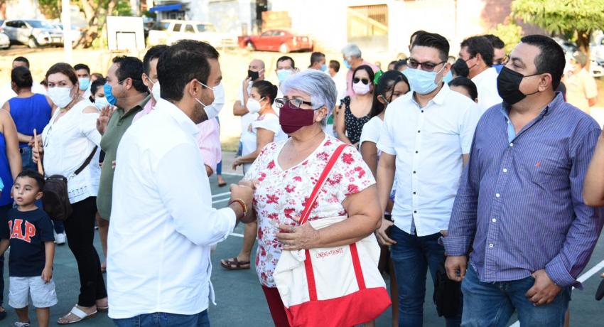 Arranque de la obra cancha techada