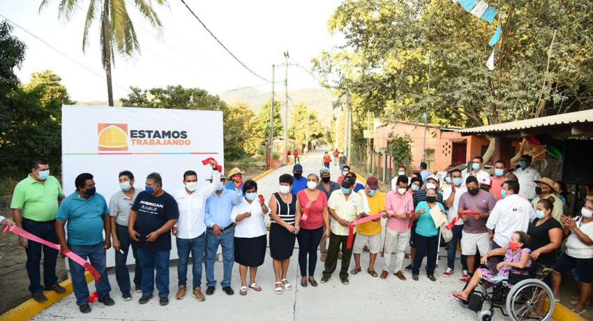 Calle Chihuahua en El Coacoyul