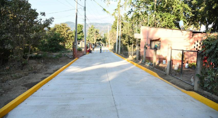 Calle Chihuahua en El Coacoyul