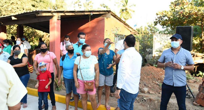 Calle Chihuahua en El Coacoyul