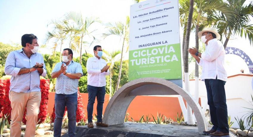 HAF y JSA Inauguran ciclovía de Ixtapa Zihuatanejo