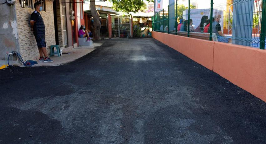 Colonia Morelos y la pavimentación de su circuito perimetral.