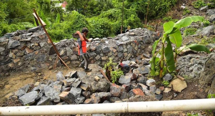 Presidente Jorge Sánchez supervisa construcción de circuito vial en colonia Los Pinos 
