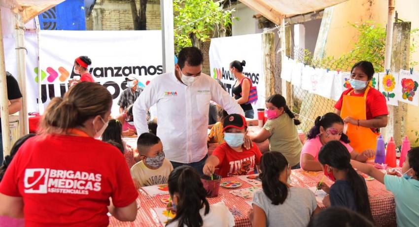 Gobierno de Zihuatanejo llevó Brigada Médica Asistencial a Pantla 