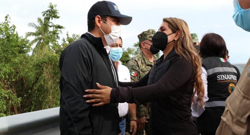 Gobernadora Evelyn Salgado se reúne con el presidente Jorge Sánchez 