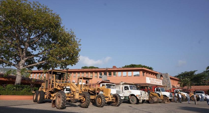Presidente Jorge Sánchez Allec arranca programa de rehabilitación de caminos rurales