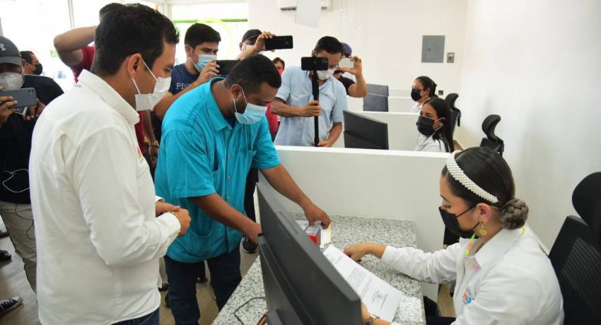 Presidente Jorge Sánchez Allec inaugura Módulo de Atención Ciudadana