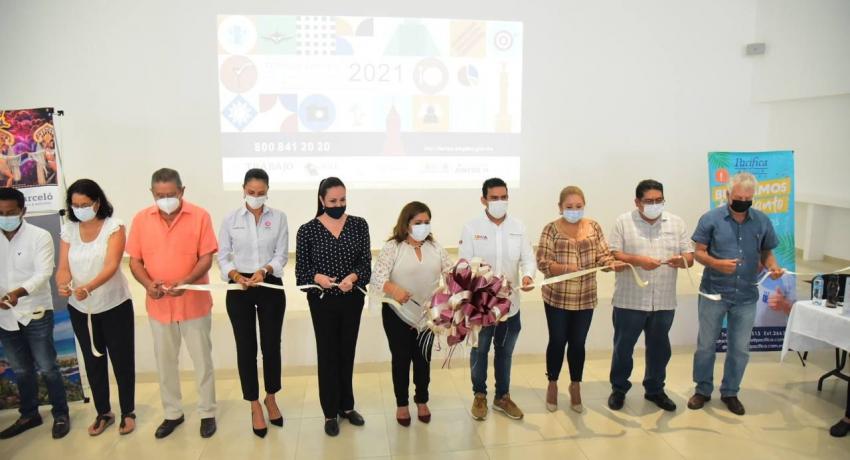 Presidente Jorge Sánchez Allec encabeza inauguración de la Feria del Empleo 2021