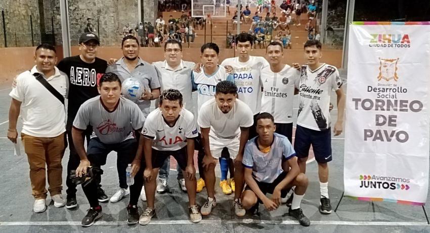 Se desarrolla el Torneo del Pavo 2021 en Los Amuzgos. 