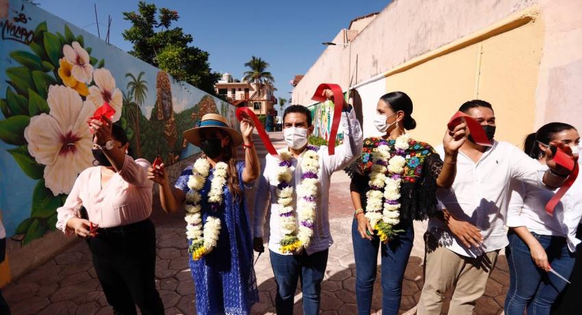 Gobernadora Evelyn Salgado y presidente Jorge Sánchez reciben primer crucero de la temporada