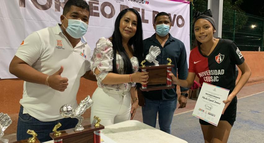 Con éxito se realizó el Torneo del Pavo en colonia Los Amuzgos 