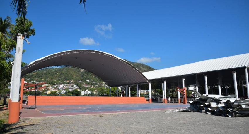 Unidad Deportiva presenta avance significativo en tercera etapa de rehabilitación 