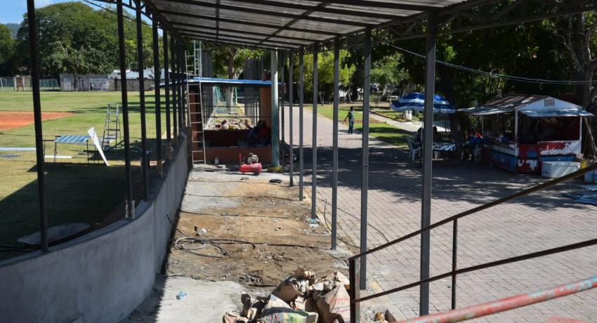 Unidad Deportiva presenta avance significativo en tercera etapa de rehabilitación 