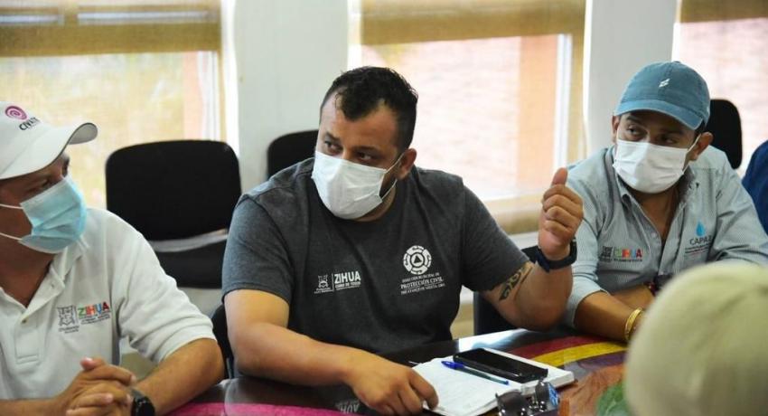 Gobierno de Zihuatanejo coordina esfuerzos con los tres niveles de gobierno en esta  temporada de invierno.