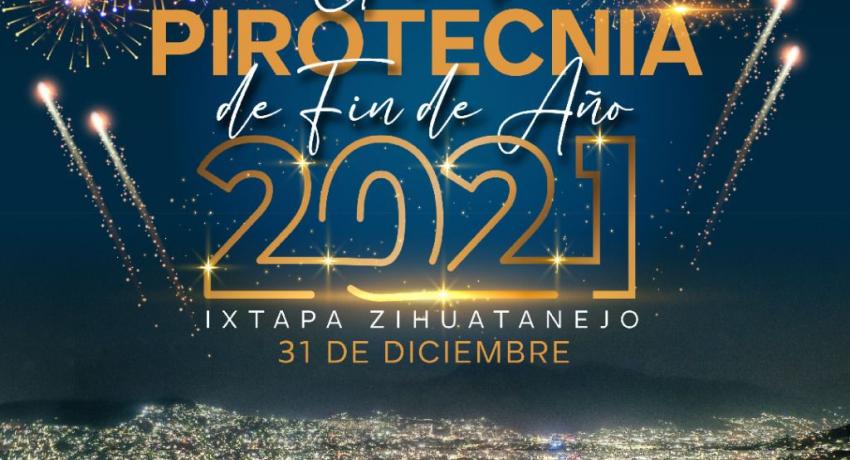 Presidente Jorge Sánchez anuncia Gala de Pirotecnia 2021 en Ixtapa Zihuatanejo 