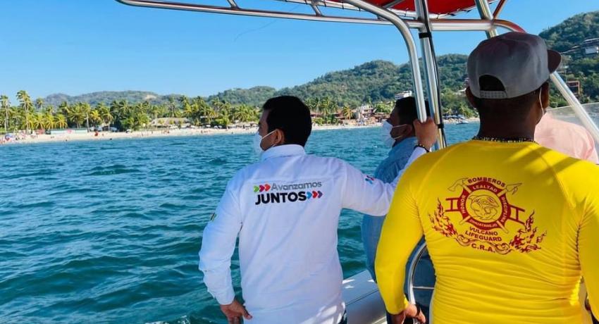 Miles de turistas disfrutaron de las playas de Ixtapa Zihuatanejo.