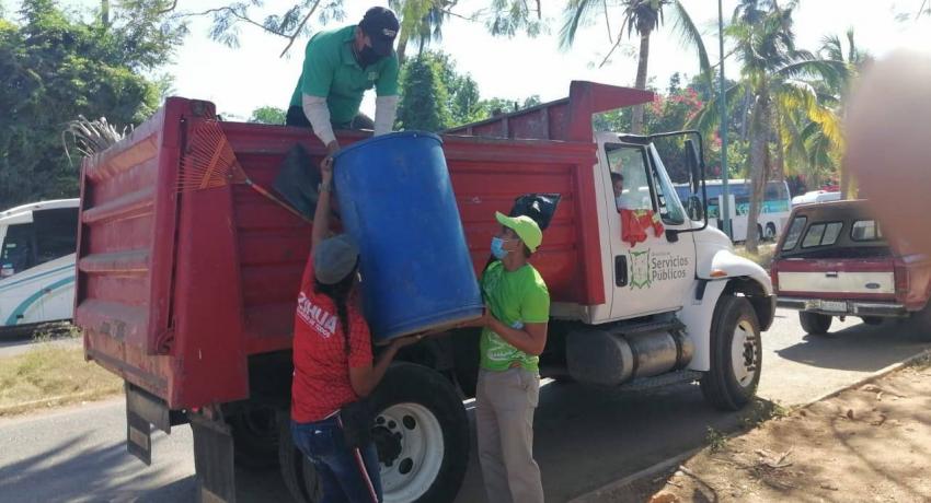 Gobierno de Zihuatanejo mantuvo calles limpias y ordenadas en periodo vacacional